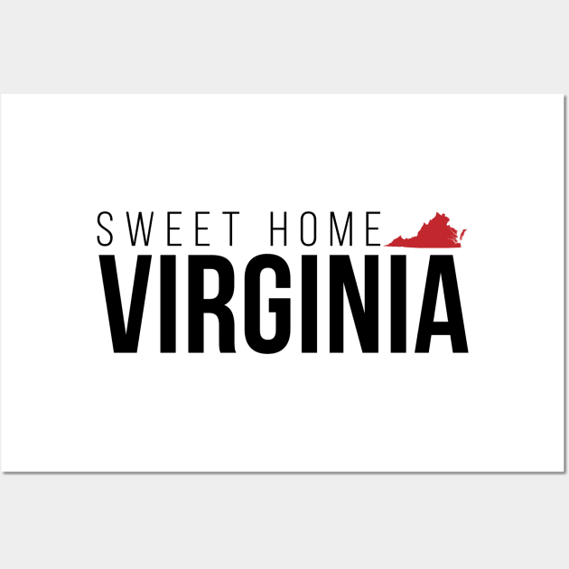 Sweet Home Virginia Wall Art by Novel_Designs